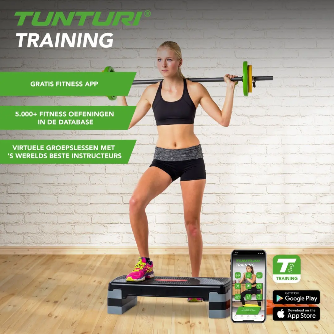 Tunturi Aerobic Step Compact - Zwart