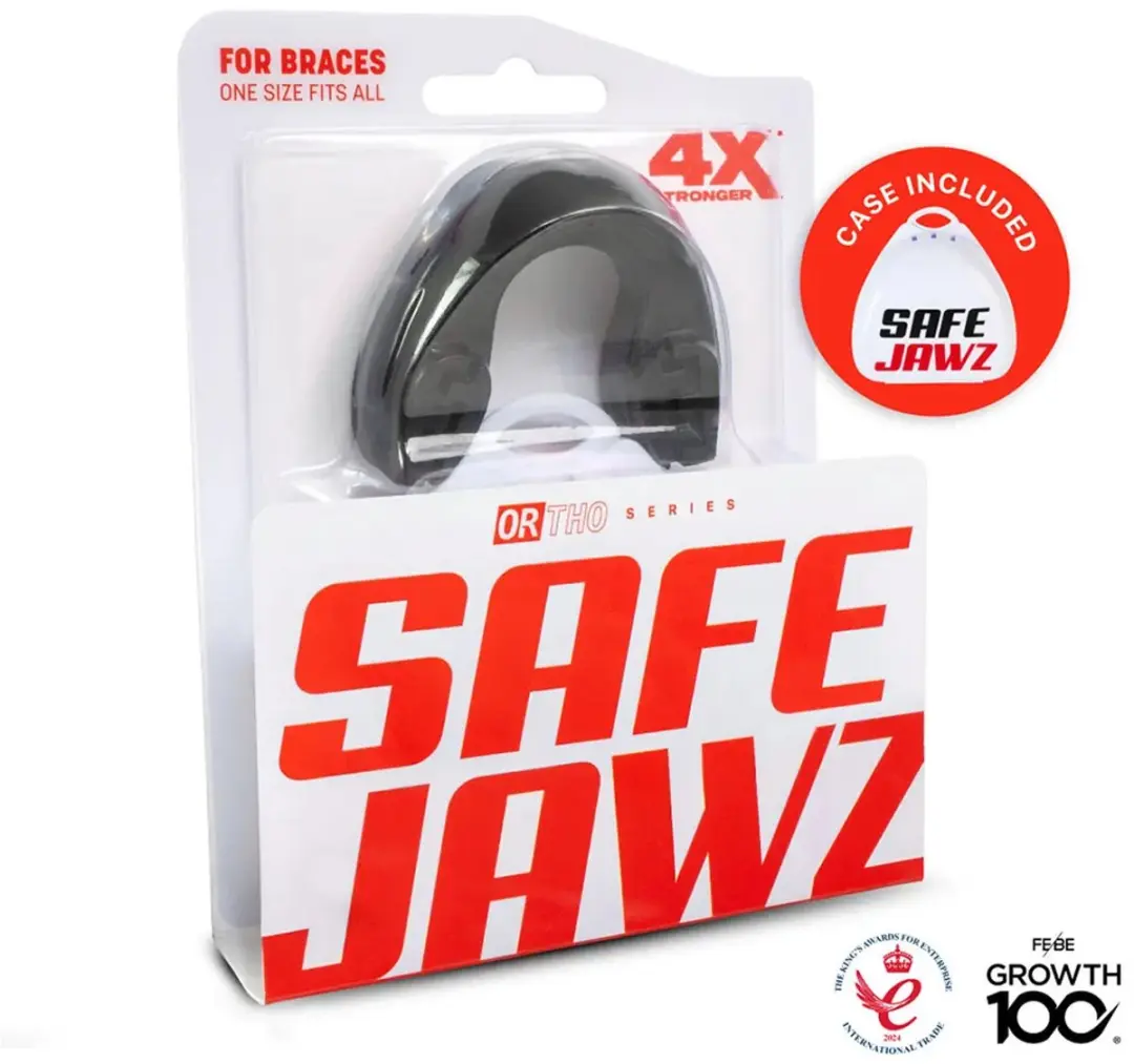 Safejawz Gebitsbeschermer Senior Zwart