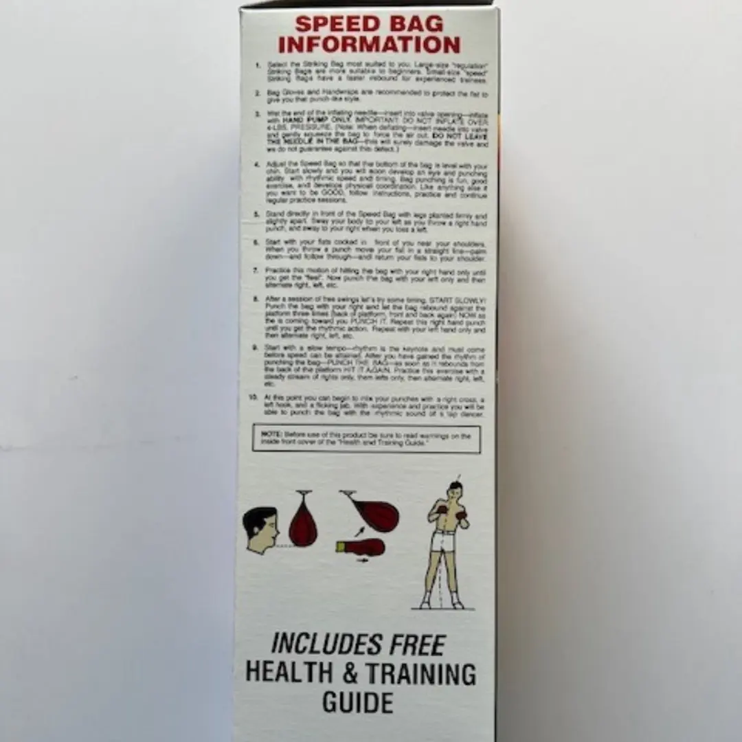 Everlast Opblaasbare Speedbag Rood - Hangend