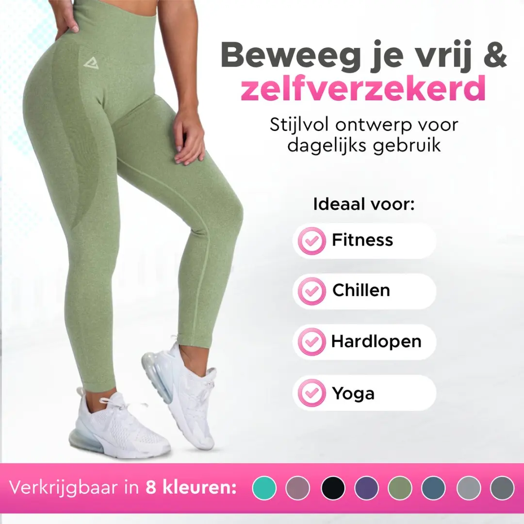 Mewave Sportlegging - Maat M - Groen