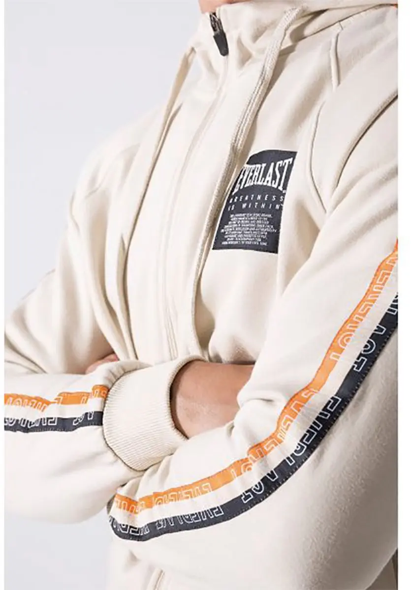 Everlast Felpa Sweatshirt met rits M - Light Beige