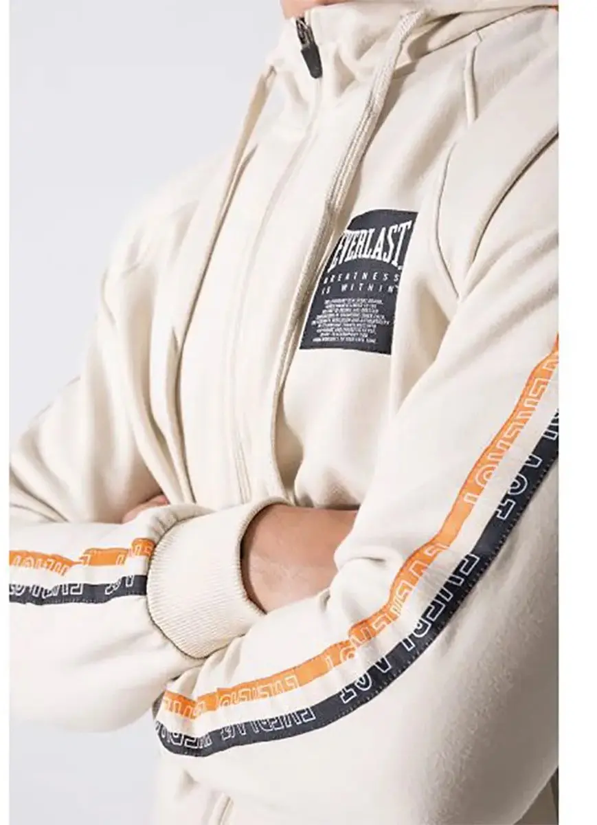 Everlast Felpa Sweatshirt met rits M - Light Beige - afbeelding 6 van 6