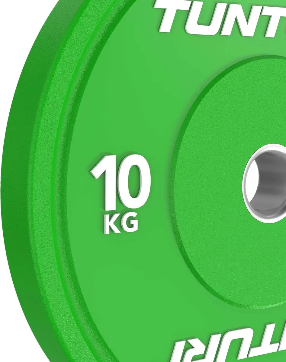 Tunturi Platinum Halterschijven 10kg - Groen