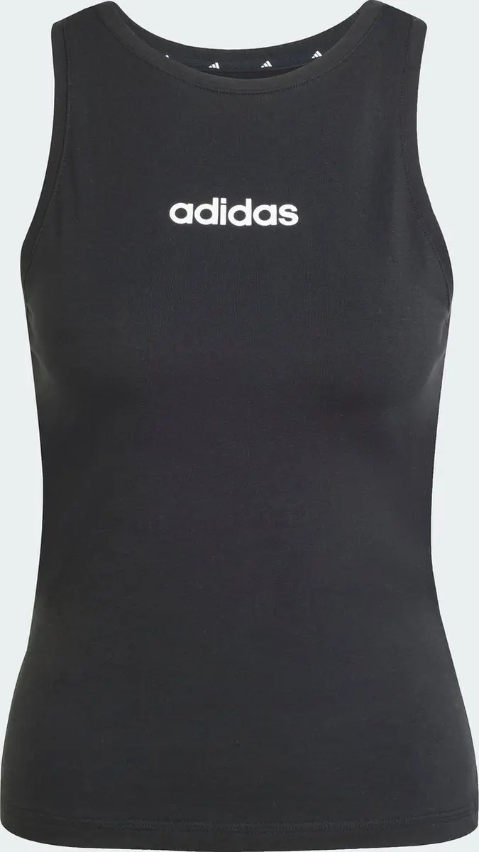 adidas Sportswear Essentials Linear Tanktop JC5798 - Zwart