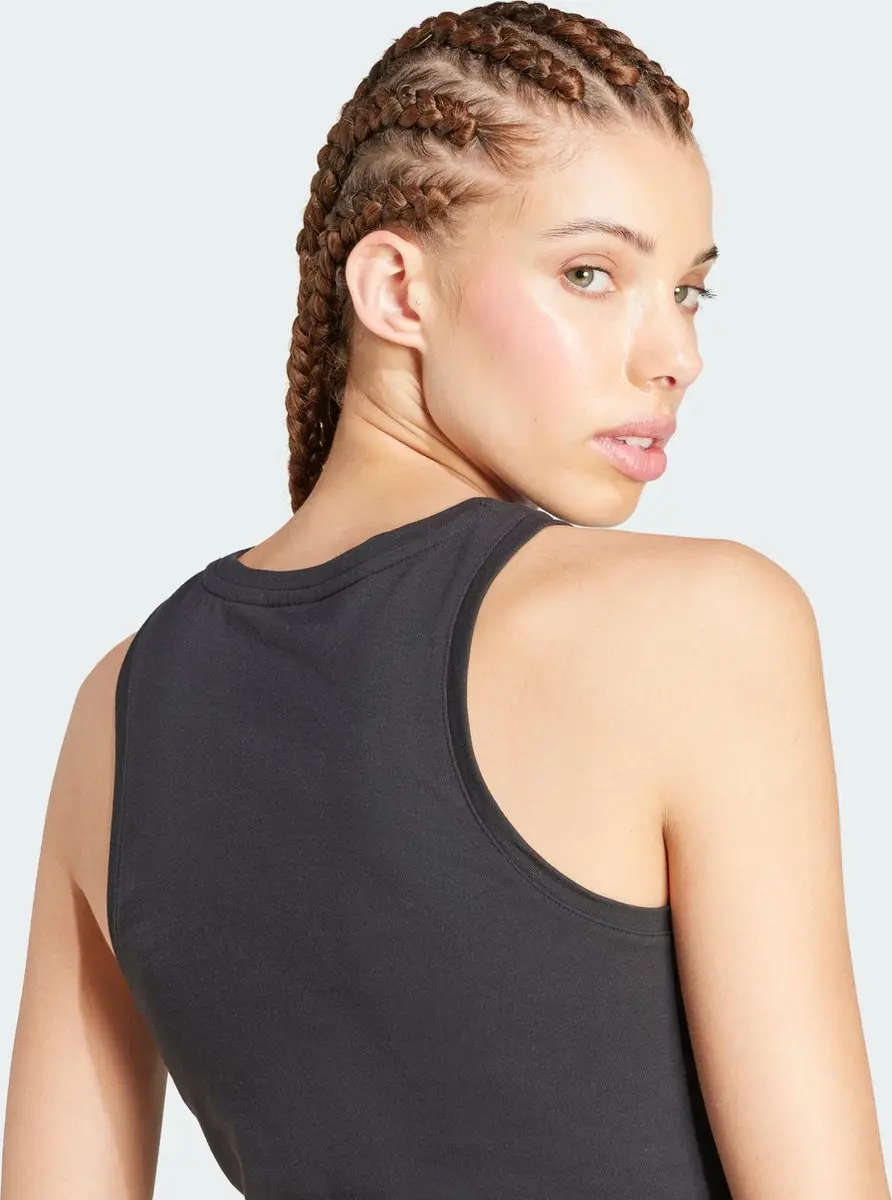 adidas Sportswear Essentials Linear Tanktop JC5798 - Zwart