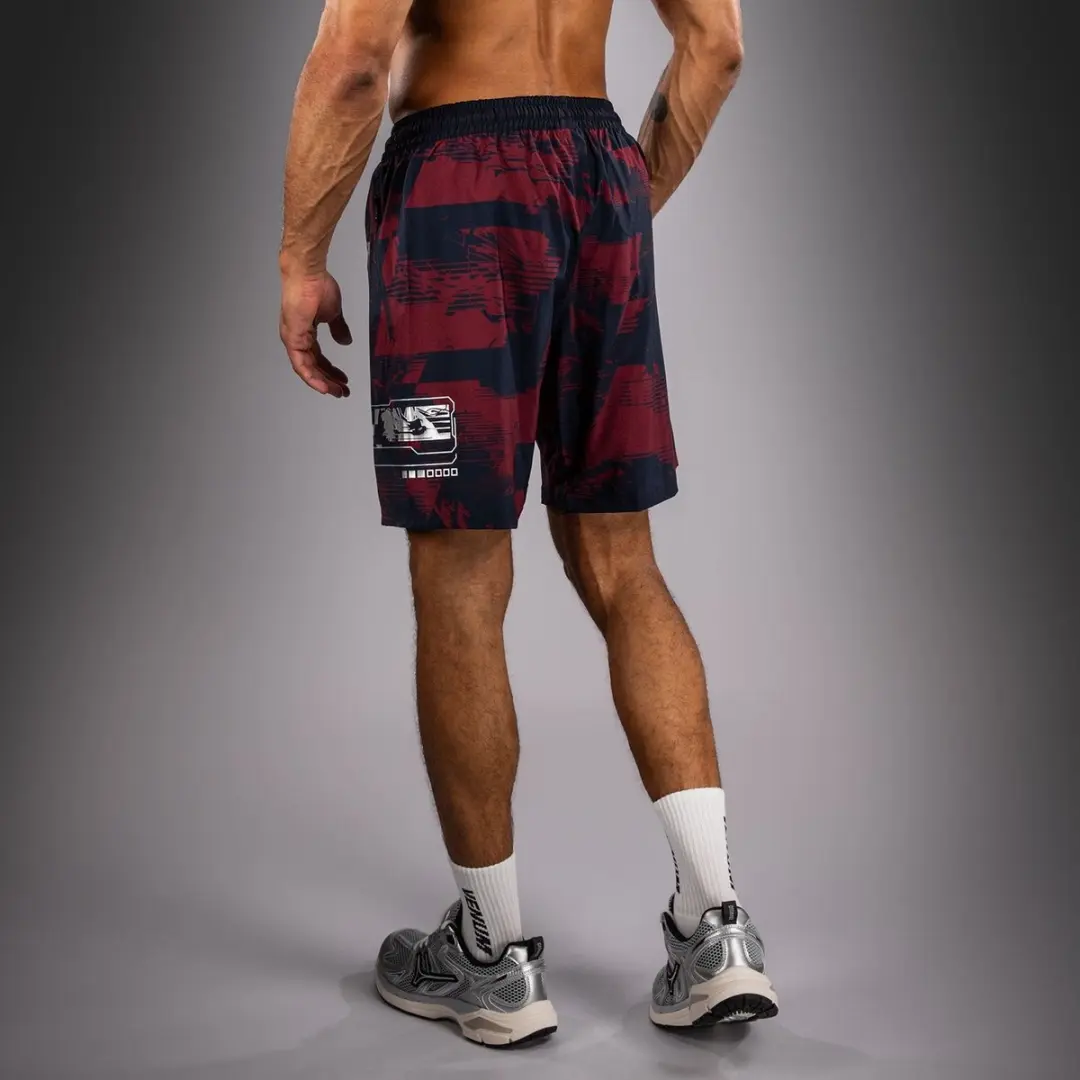 UFC Zenith x Venum Authentic Fight Week Short - Marineblauw/Bordeauxrood L