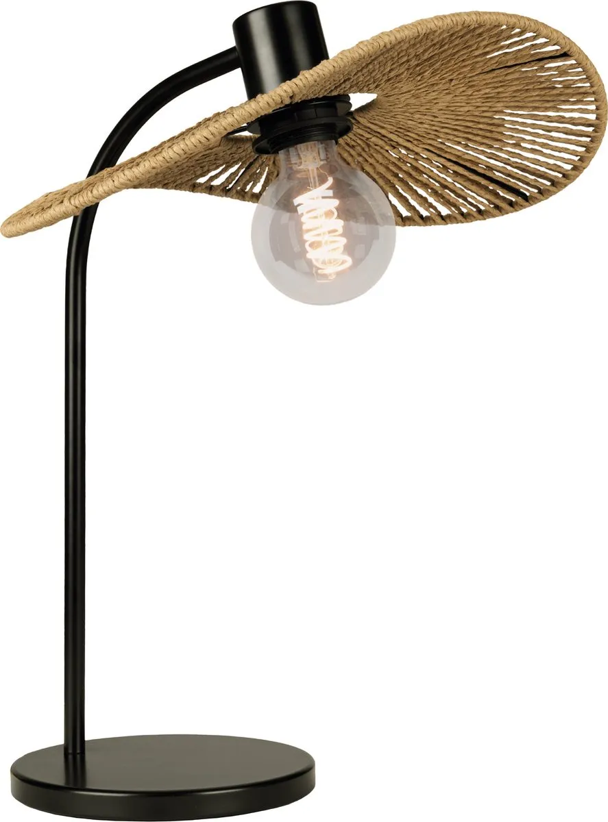 Eglo Siruela Tafellamp E27 - 46,5 cm - Bruin/Zwart