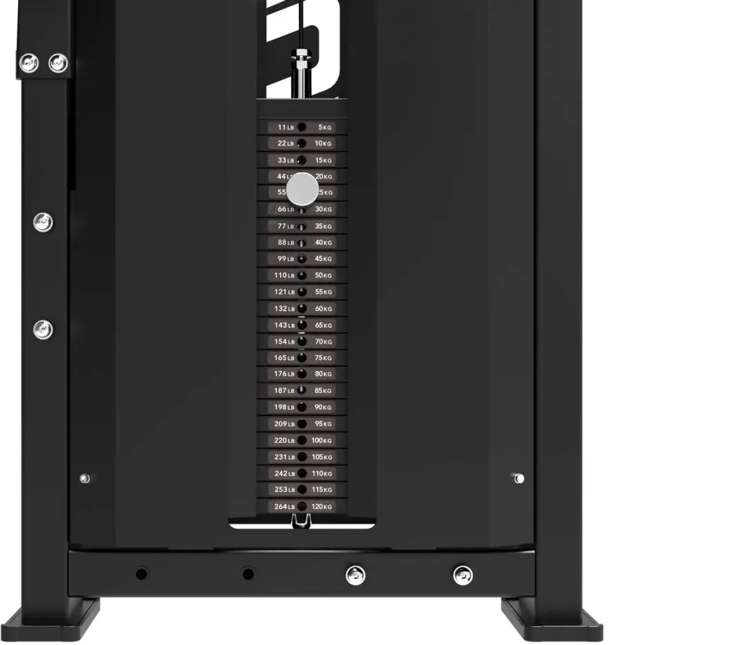 Tunturi Platinum Seated Leg Press Krachtstation 200kg - Zwart