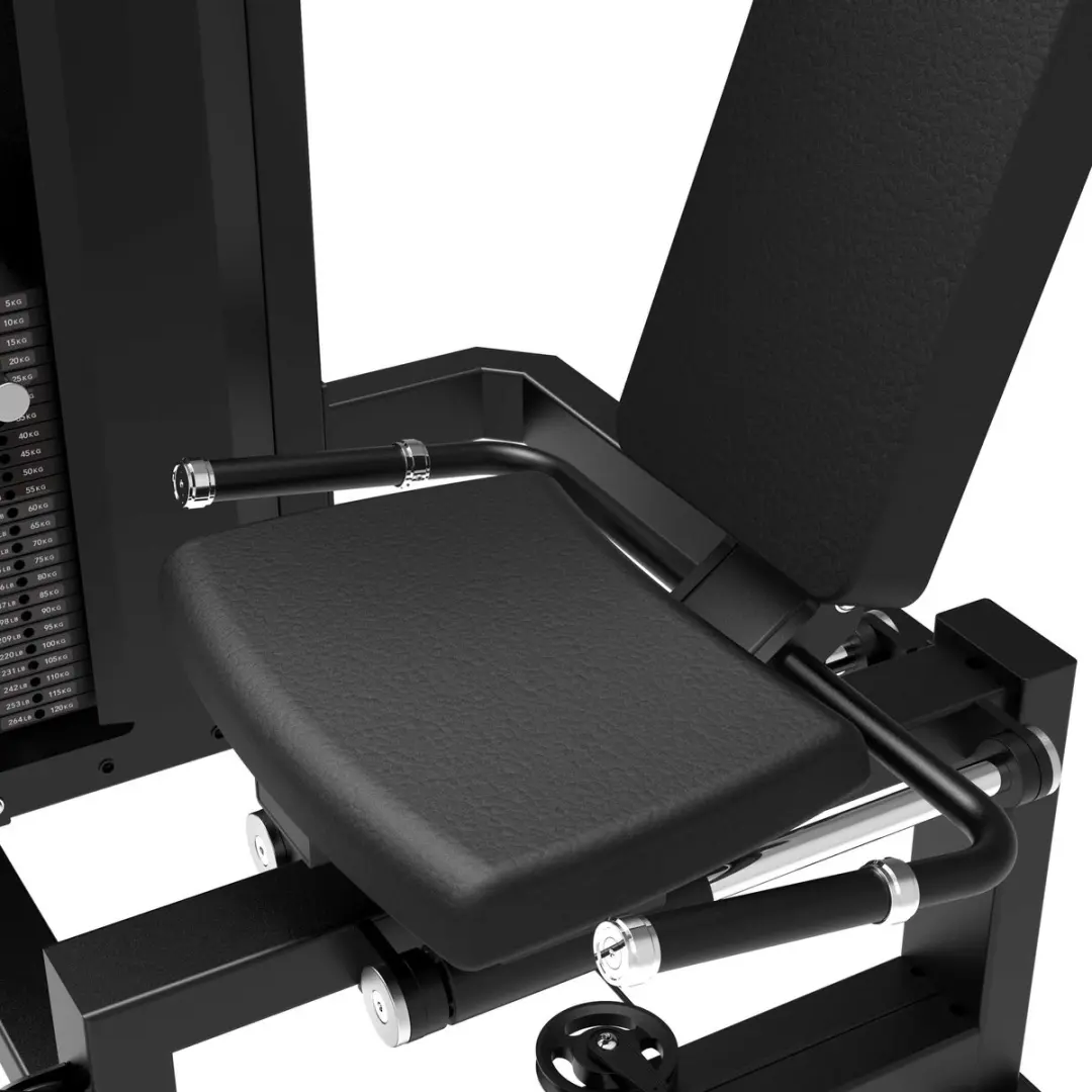 Tunturi Platinum Seated Leg Press Krachtstation 200kg - Zwart