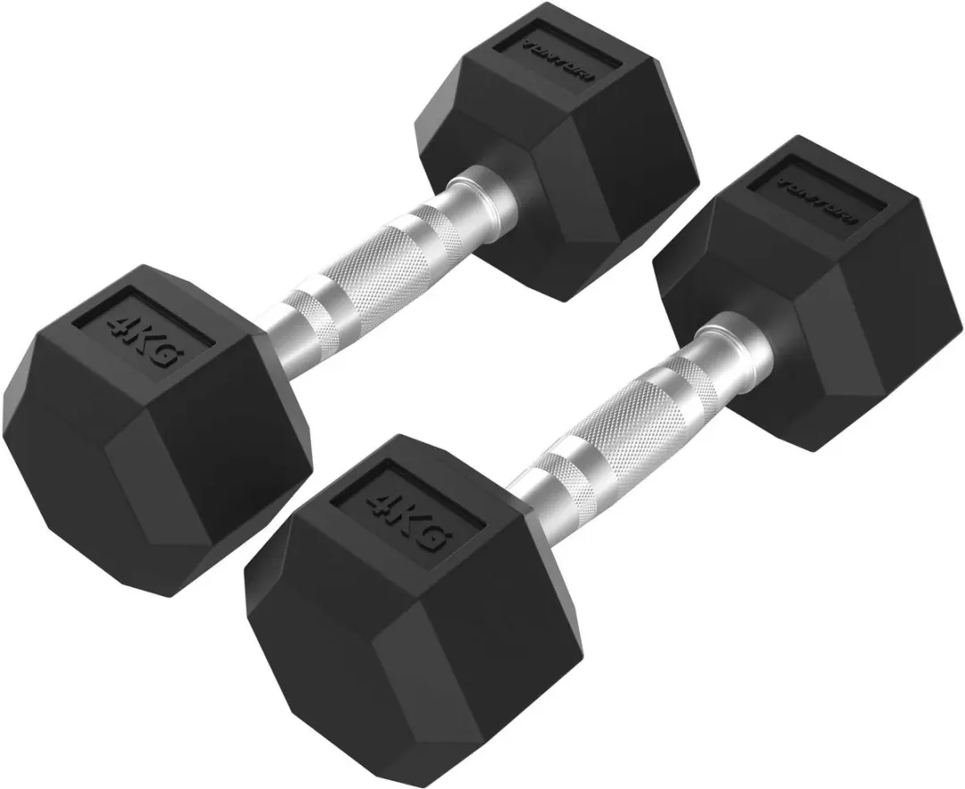 Tunturi Platinum Hexa Dumbbell Set 2x 4kg