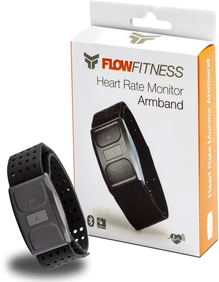 Flow Fitness FFA20003 Bluetooth Hartslagarmband - Zwart