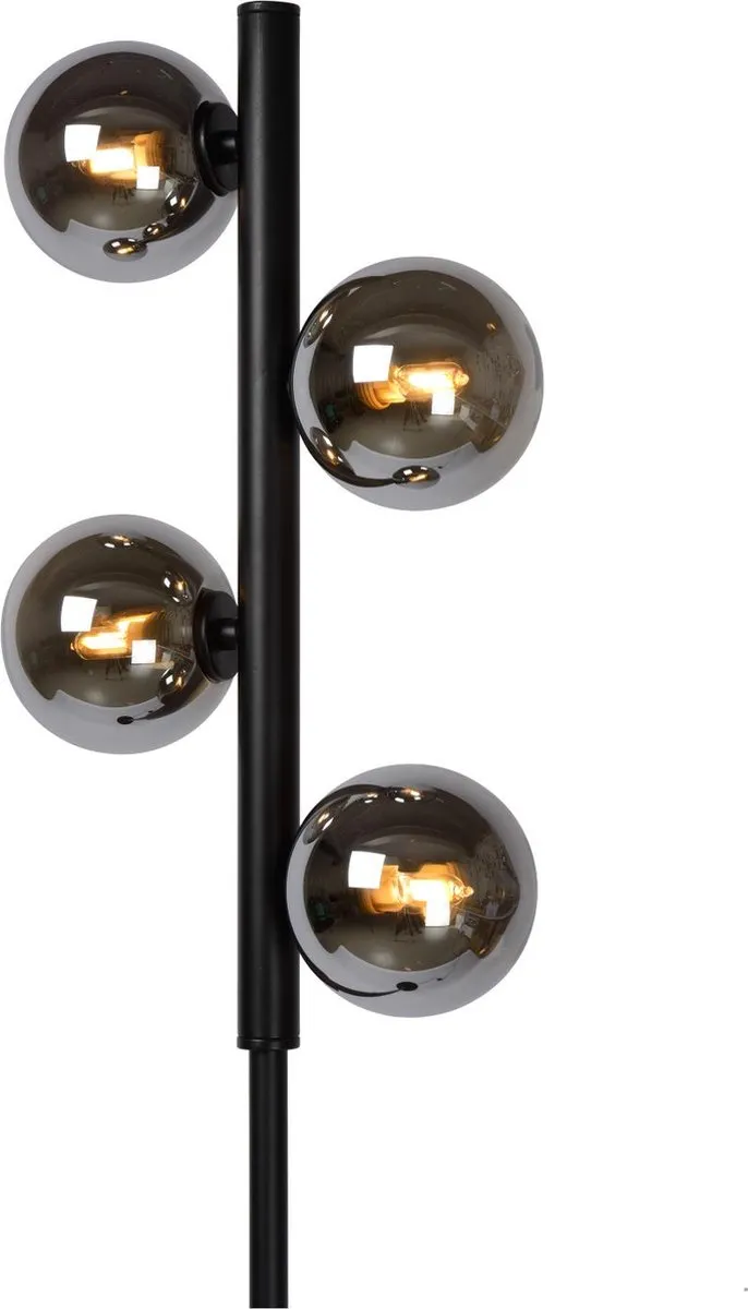 Lucide Tycho Vloerlamp 4xG9 - Zwart