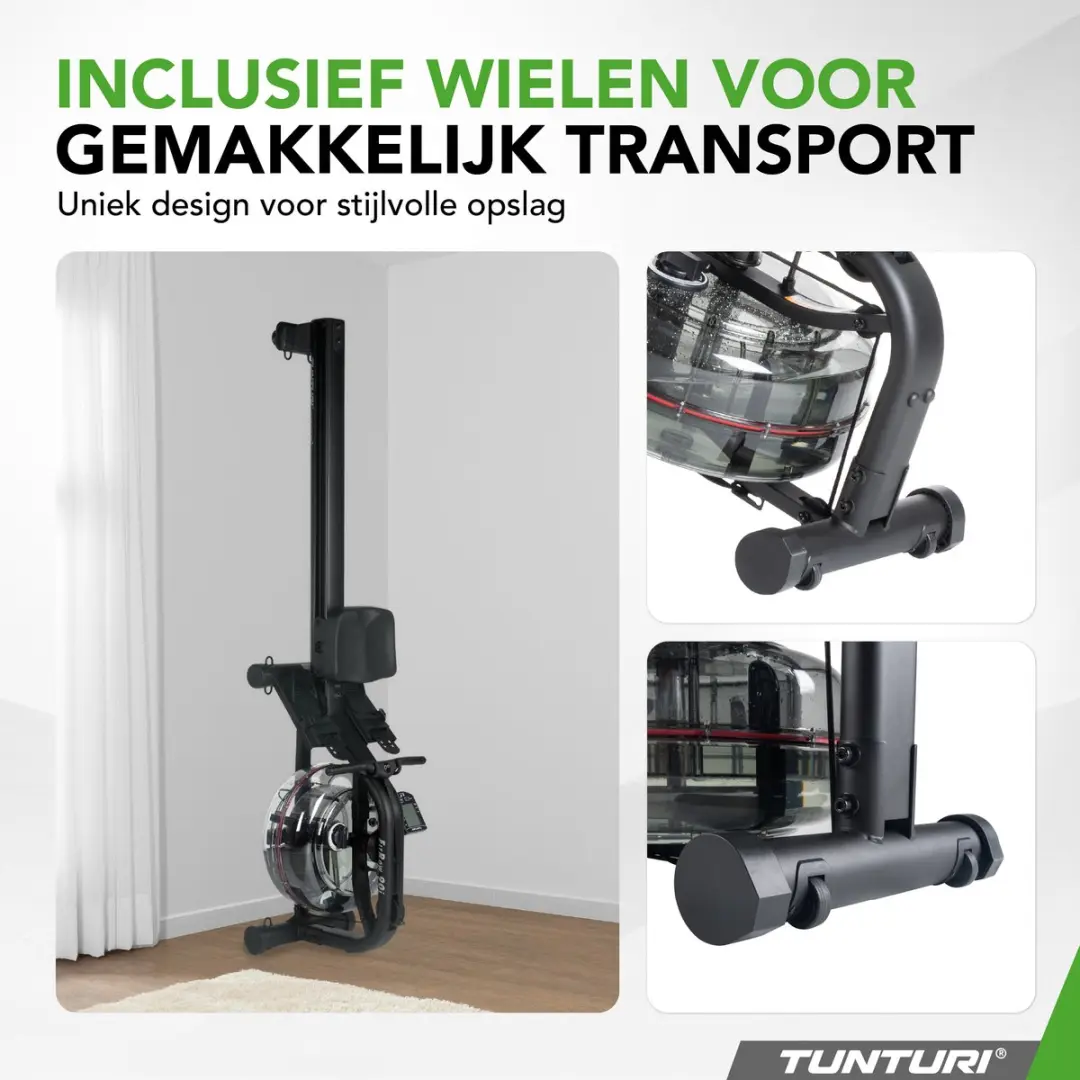 Tunturi Fitrow 90I Roeitrainer - Waterweerstand - 4 Niveaus