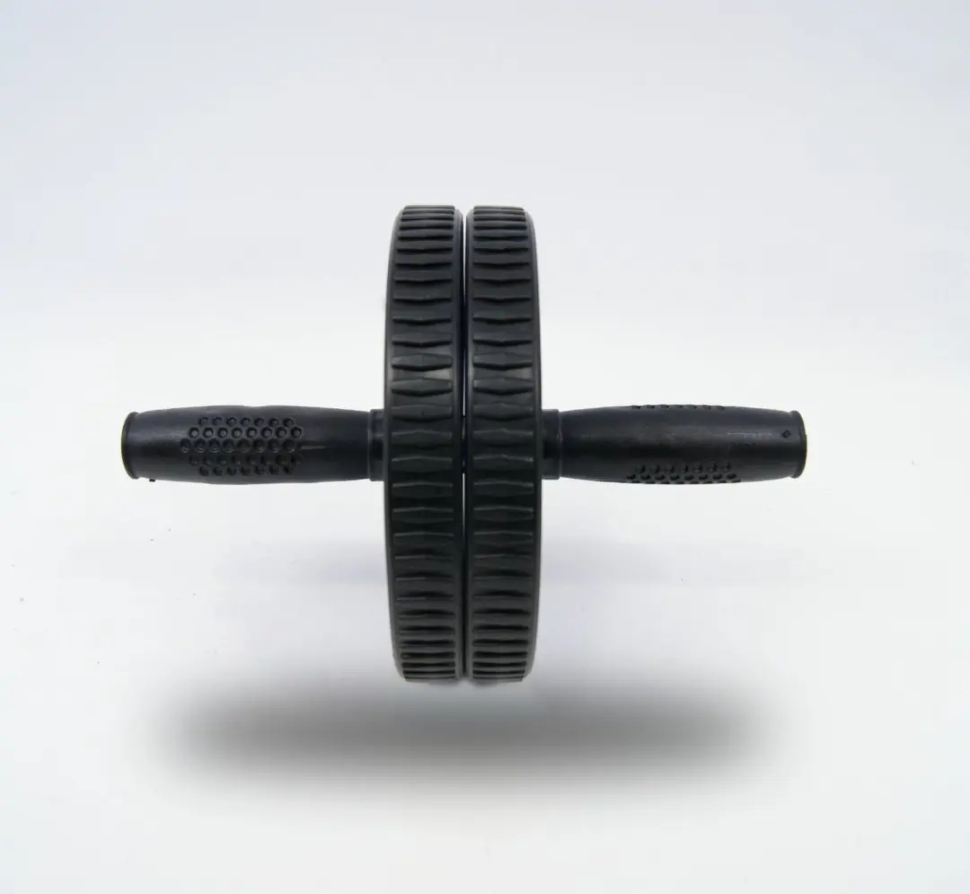 Muscle Power Ab Wheel Buikspierroller - Zwart/Blauw