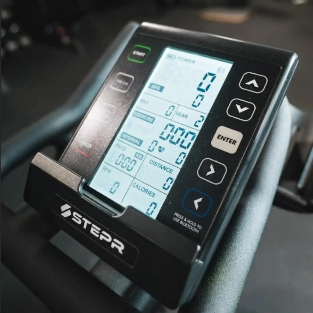 STEPR Cycle XL VPR Air Bike - Hometrainer 100 Niveaus - Zwart