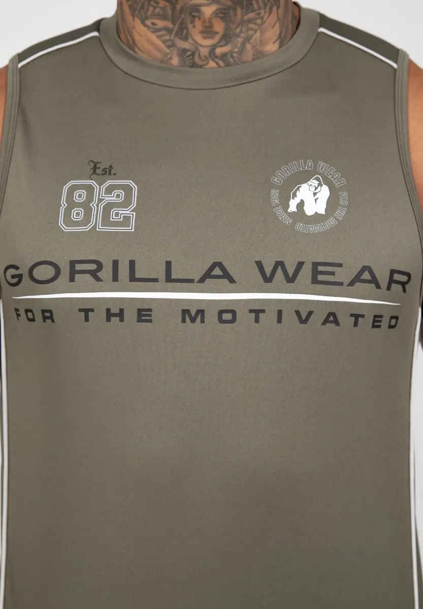 Gorilla Wear Broxton Tanktop - Legergroen M