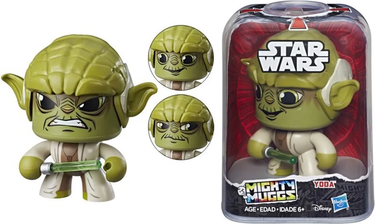 Star Wars Mighty Muggs Yoda Actiefiguur - E2179ES0