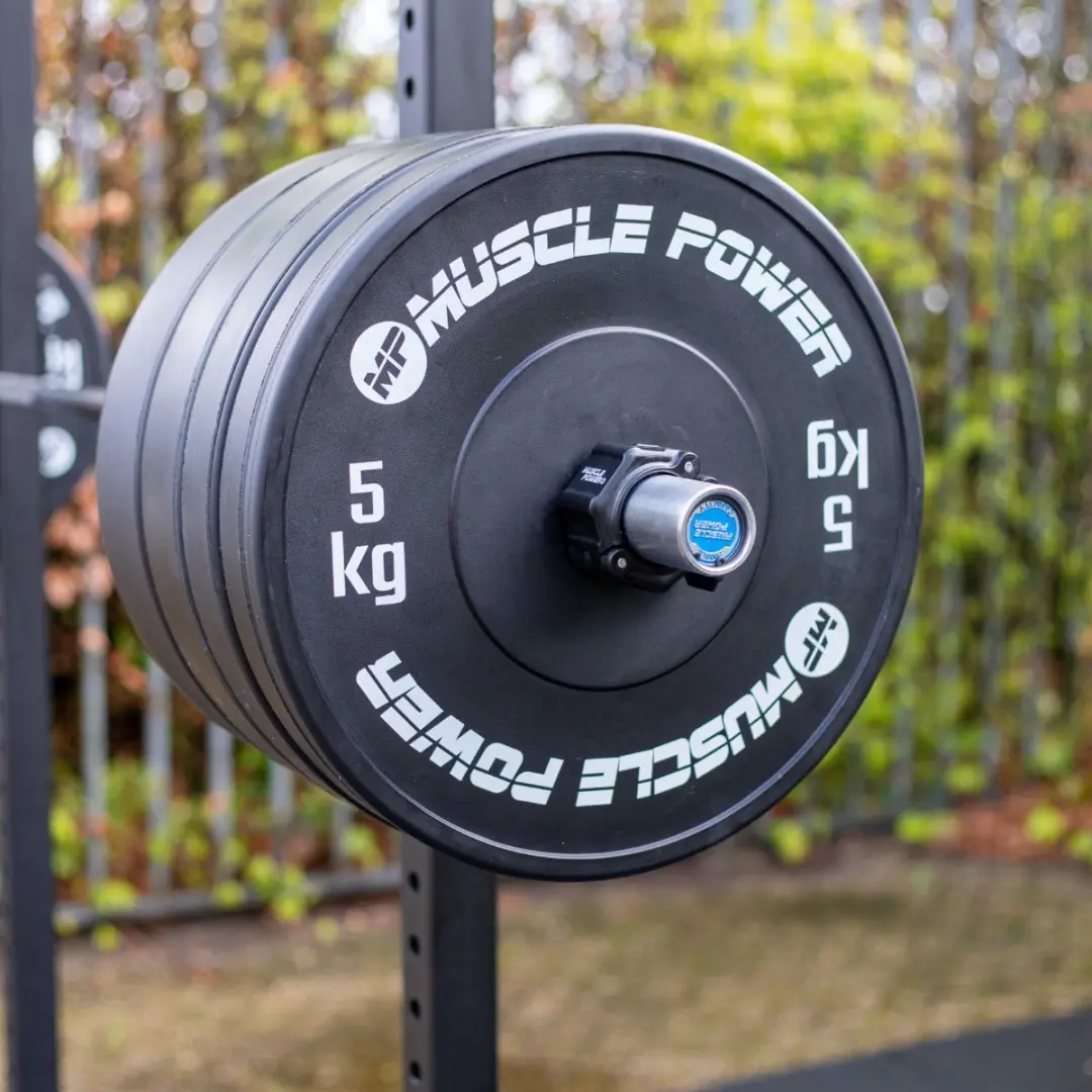 Muscle Power MP3026 Ol High Black Bumper Plate 5kg