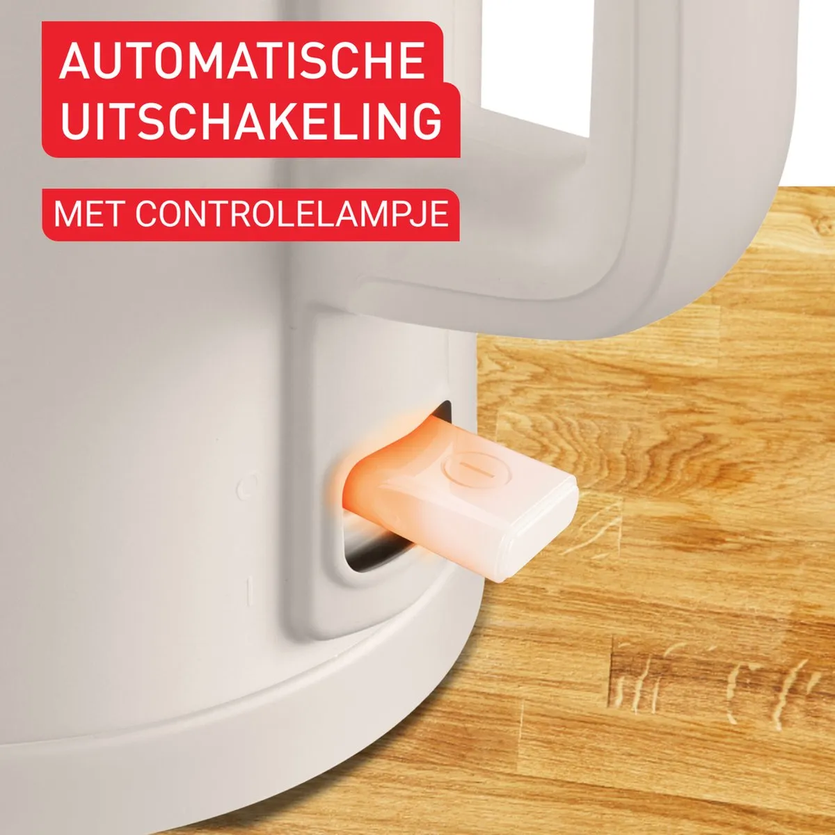 Tefal Thermo Protect KO140B - Waterkoker - 1,5L - Dubbele Wand - RVS Binnenkant - 2200W - Wit