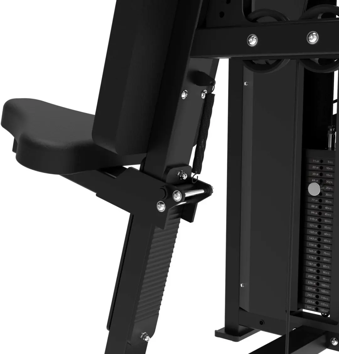 Tunturi Platinum Shoulder Press Krachtstation - 120kg - Zwart