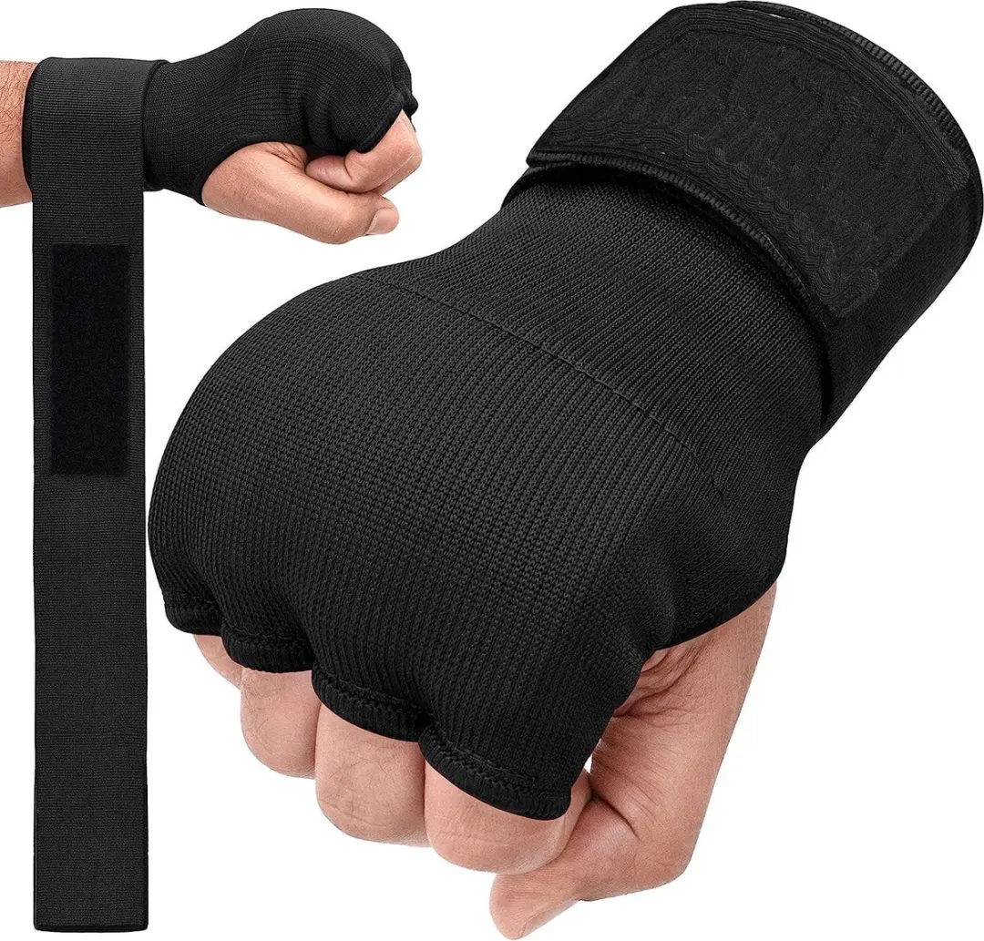 NRG Boxing Binnenhandschoenen Bandage M - 12 oz - Zwart