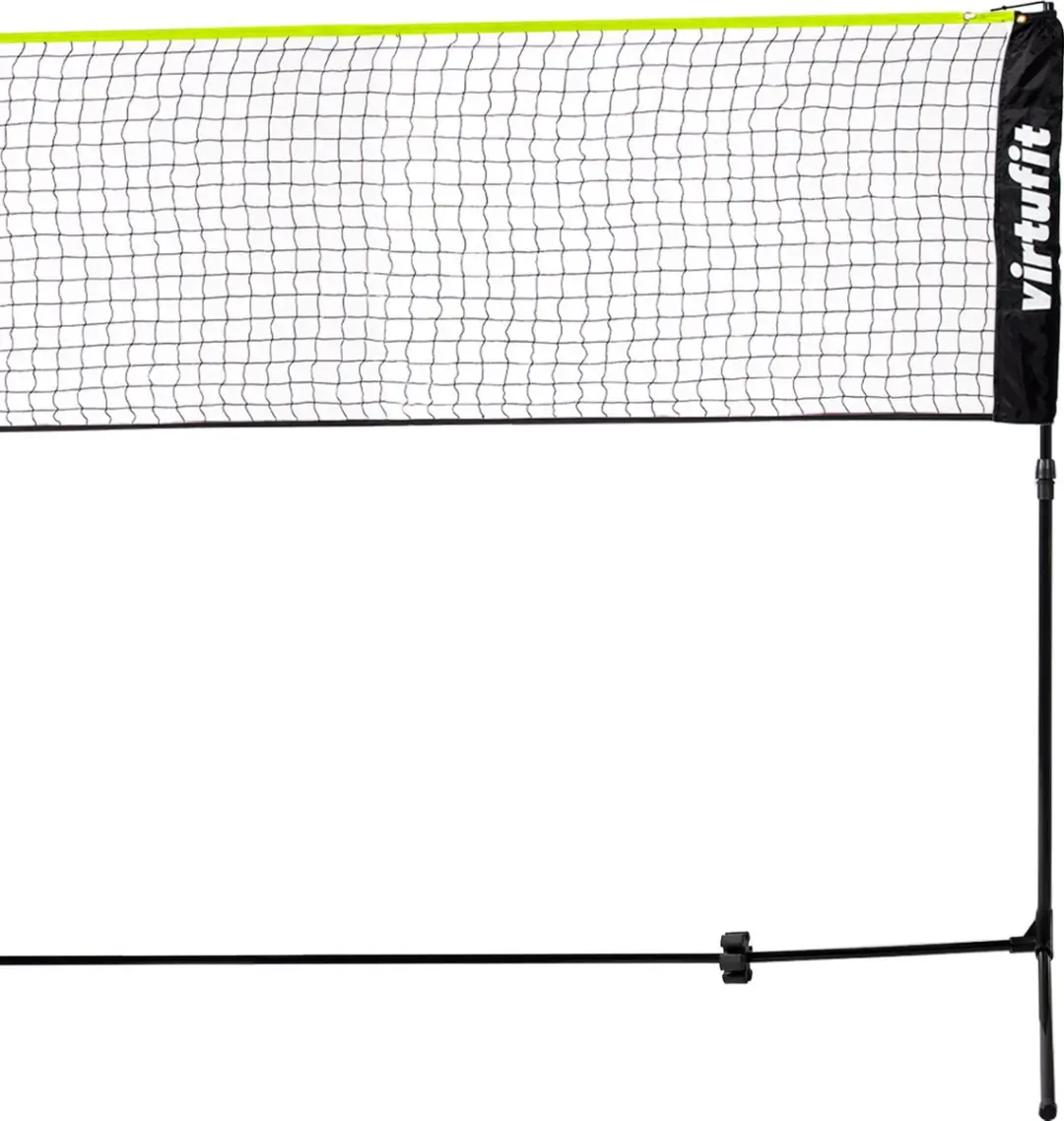 Virtufit Sportnet 310cm - Badminton/Tennis/Volleybal - Geel & Zwart