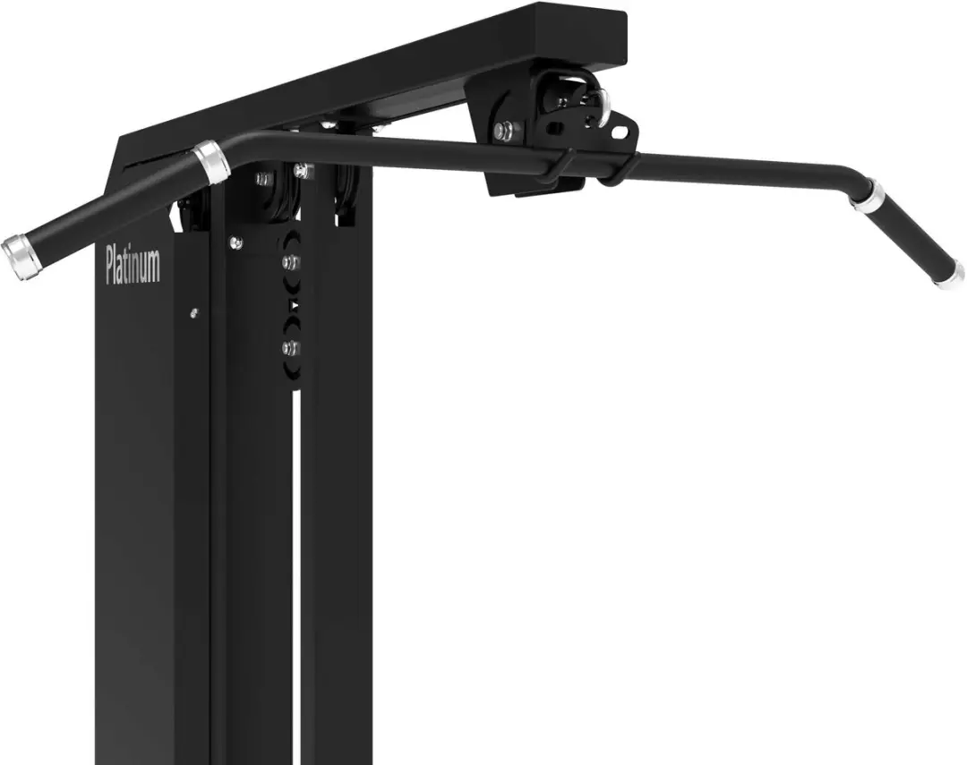 Tunturi Platinum Dual Lat Pulldown/Low Row Krachtstation - Zwart