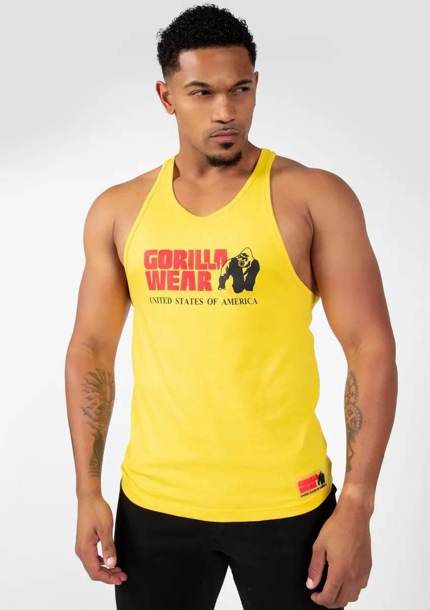 Gorilla Wear Classic Tank Top - Geel L