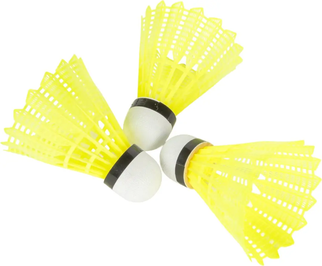Virtufit Badminton Set Geel - 2 Rackets, 3 Shuttles - Inclusief tas - afbeelding 6 van 6