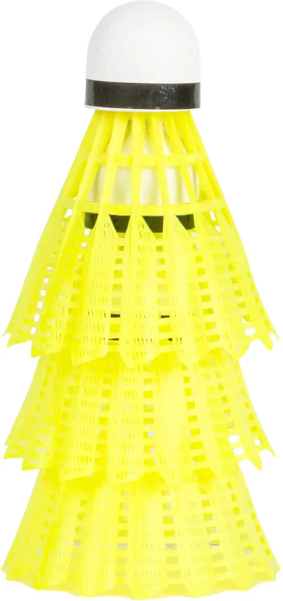 Virtufit Badminton Set Geel - 2 Rackets, 3 Shuttles - Inclusief tas
