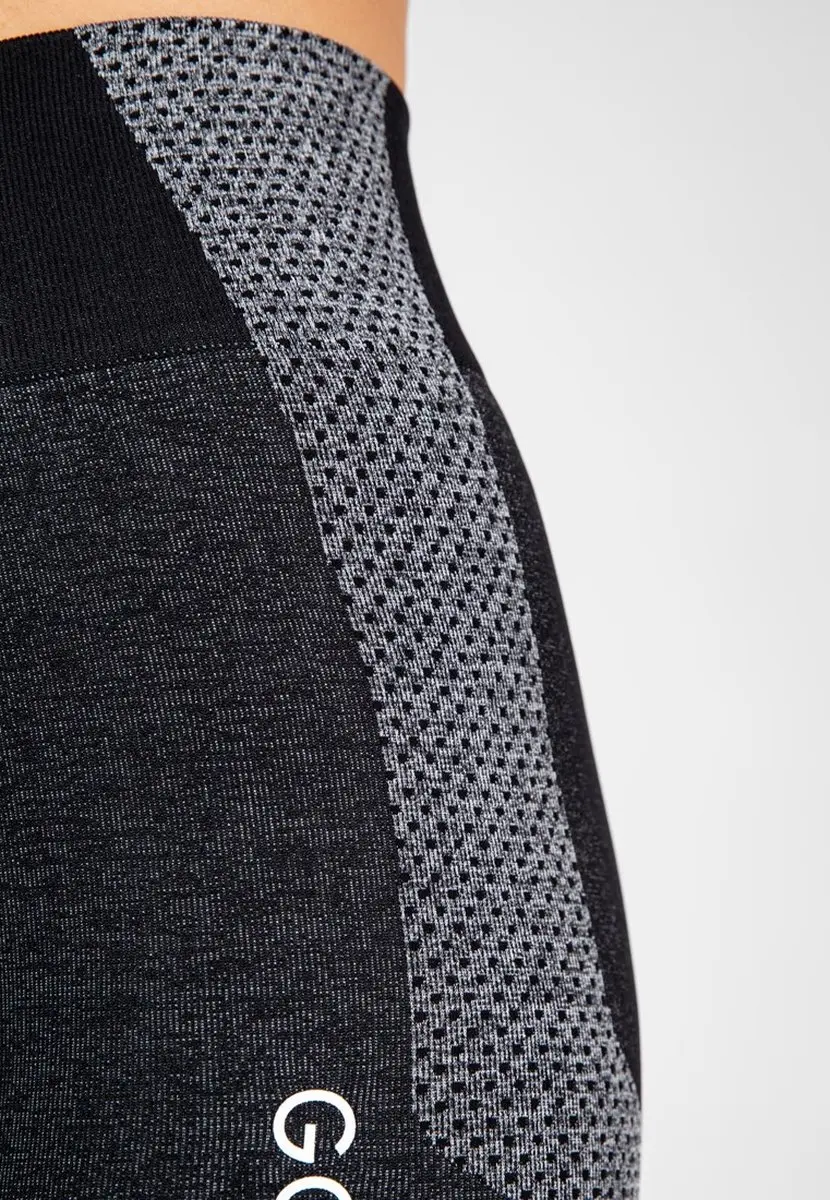 Gorilla Wear Selah Seamless Cycling Shorts S/M - Zwart