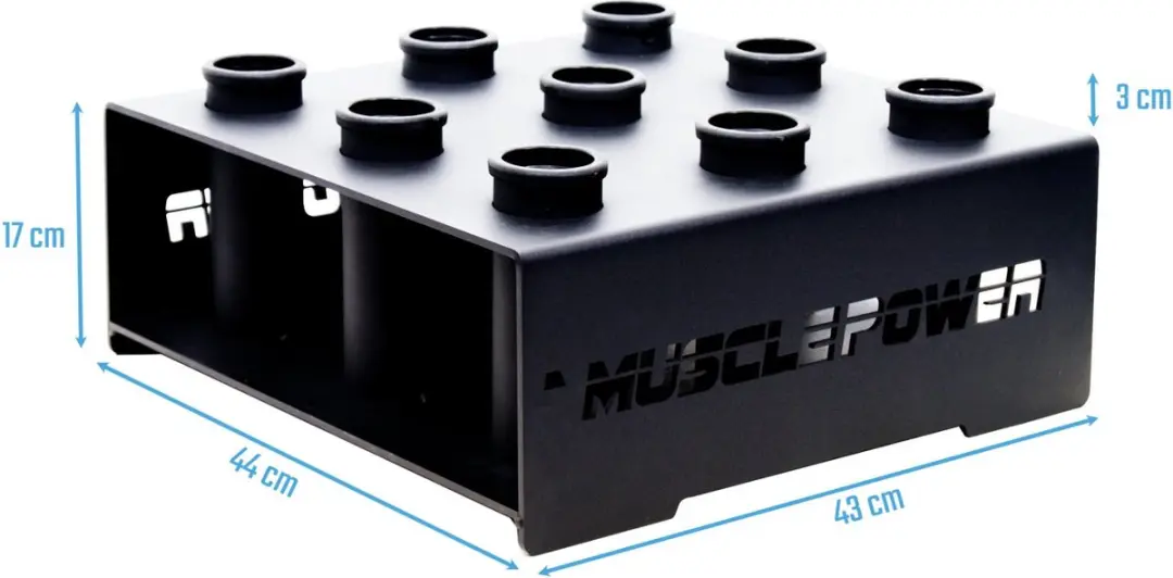 Muscle Power Halterstang - 1 Stuk - Zwart