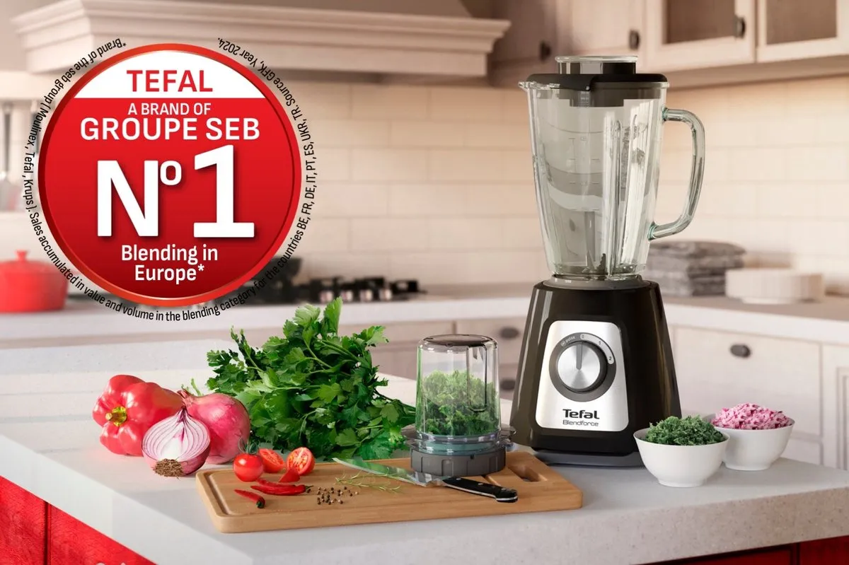 Tefal BlendForce II BL4388 Blender - 800W - 1,25L - Zwart