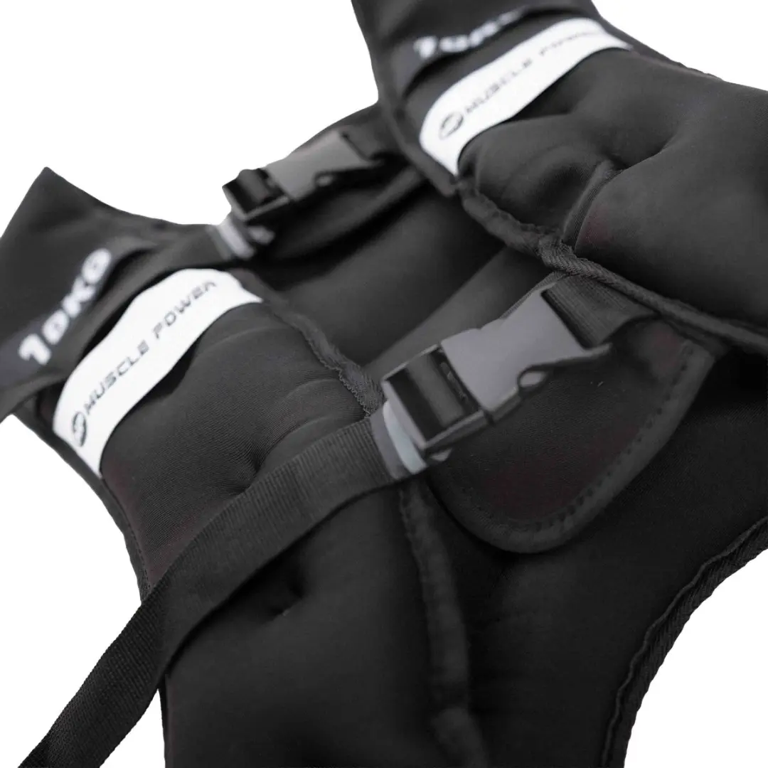 Muscle Power Gewichtsvest 10 kg - One Size - afbeelding 6 van 6
