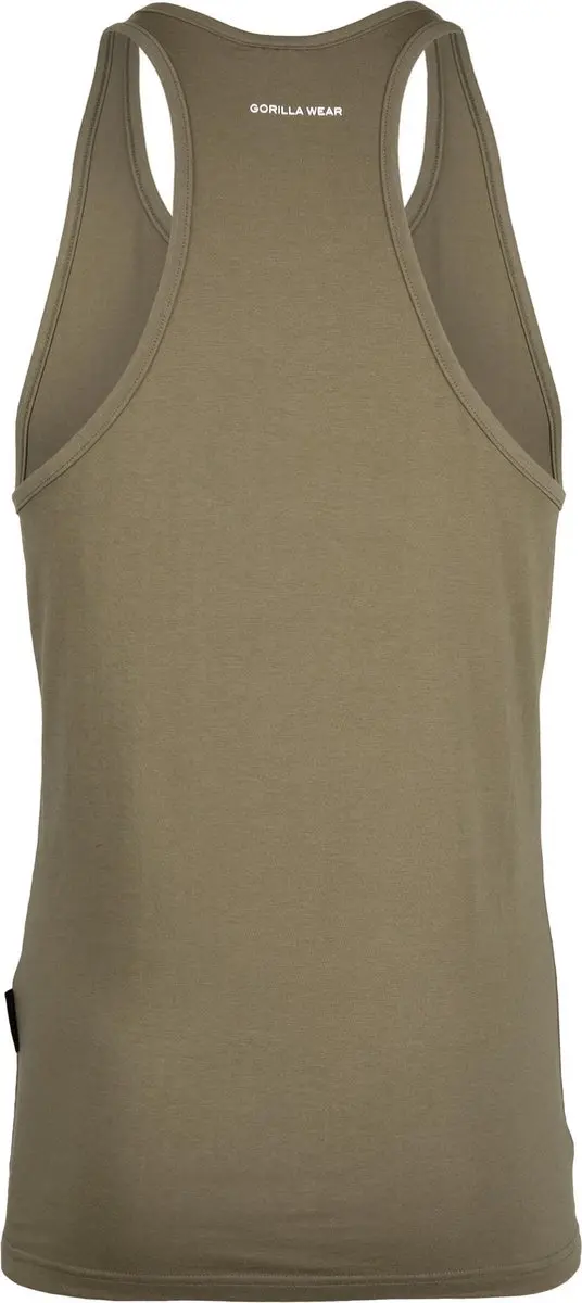 Gorilla Wear Carter Stretch Tanktop - Legergroen