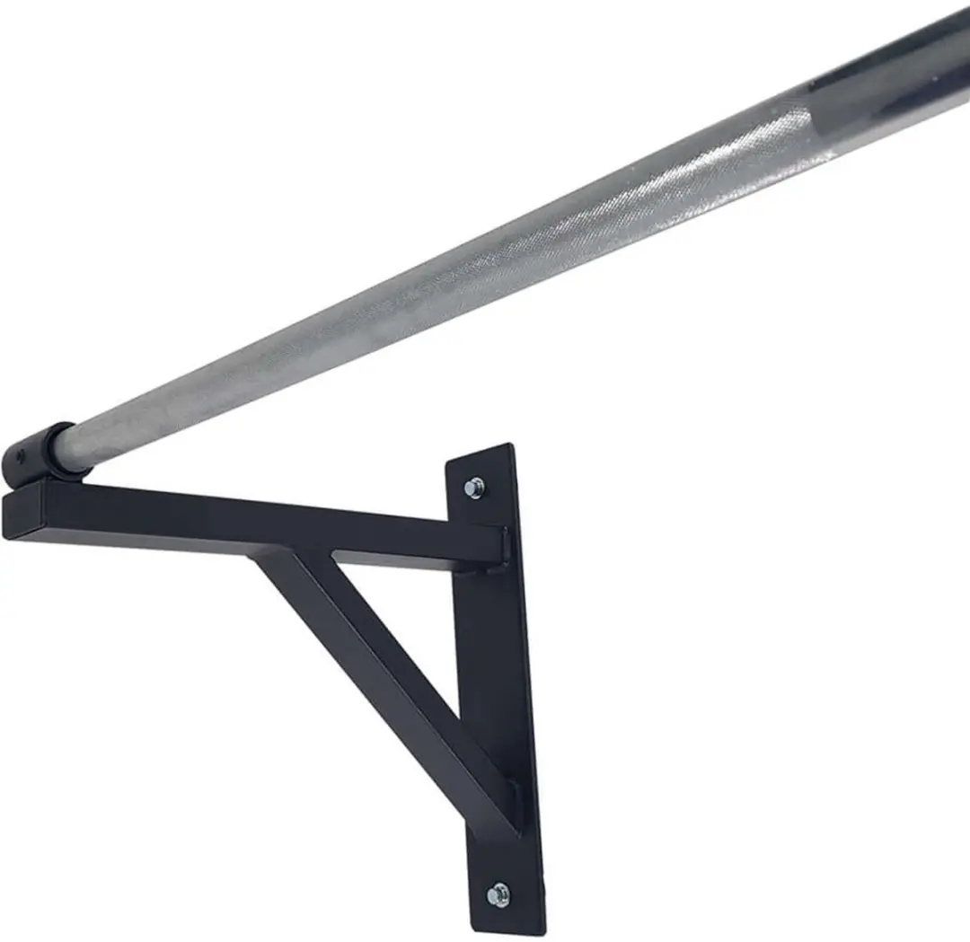 Tunturi Chinning Bar Pro Optrekstang - Wandbevestiging - Zwart/Zilver