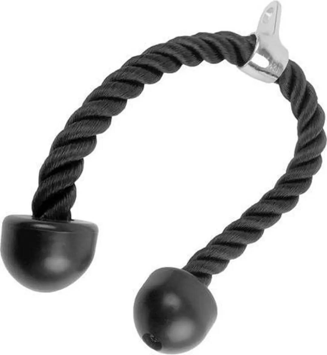 Tunturi Marcy Triceps Touw - Krachtstation - Zwart