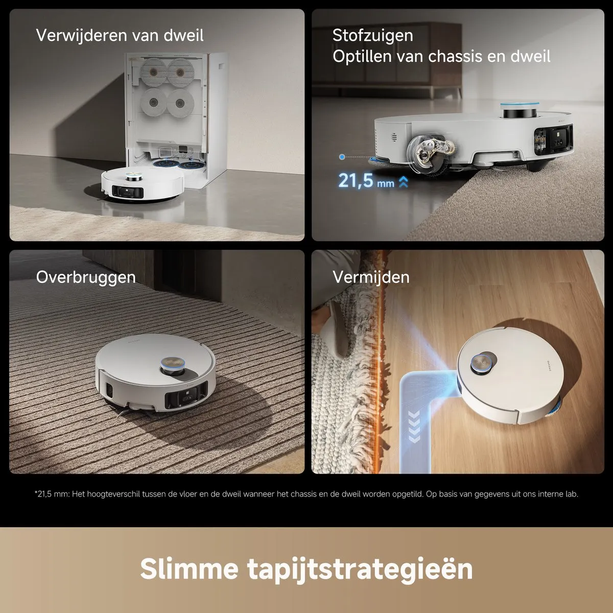 Dreame Matrix10 Ultra R2513A Robotstofzuiger & Dweilmachine - 30.000 Pa - Wit - afbeelding 6 van 6