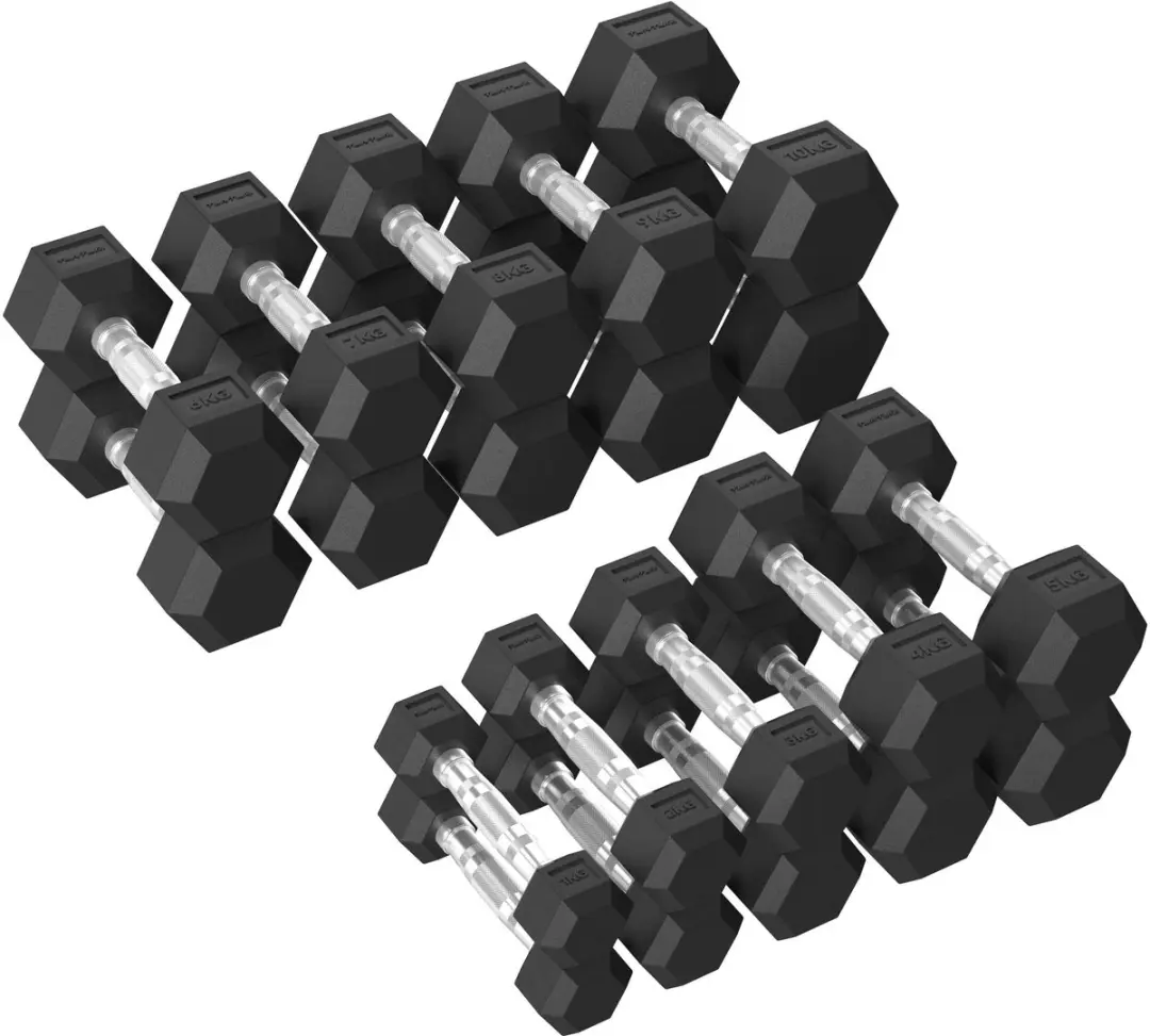Tunturi Platinum Hexa Dumbbell Set 1-10kg