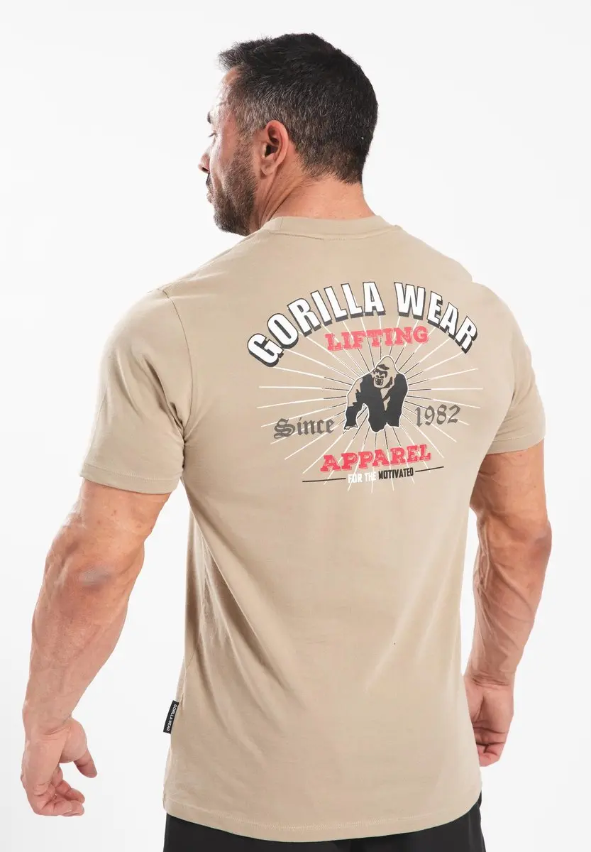Gorilla Wear Oregon T-shirt Beige