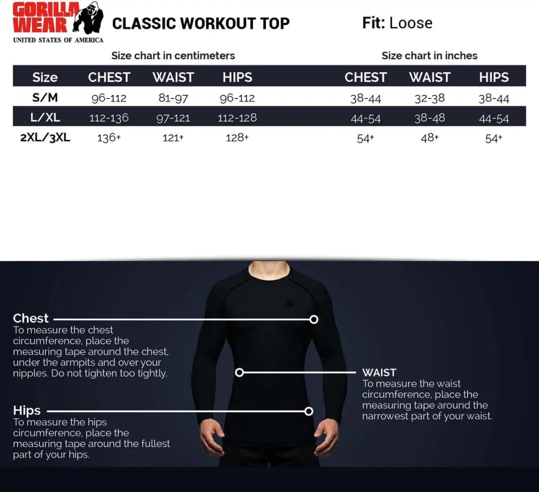 Gorilla Wear Classic Workout Top - Grijs