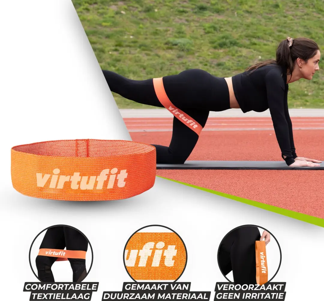 Virtufit Mini Weerstandsband - Oranje - Medium