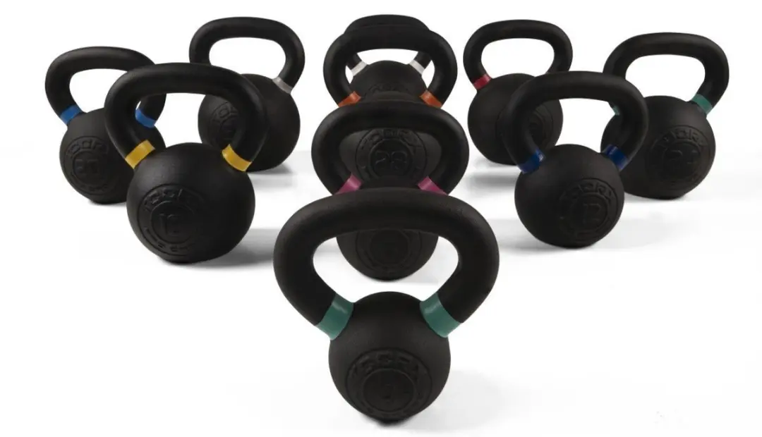 Toorx Kettlebell 4 kg - Gietijzer - Mat Zwart