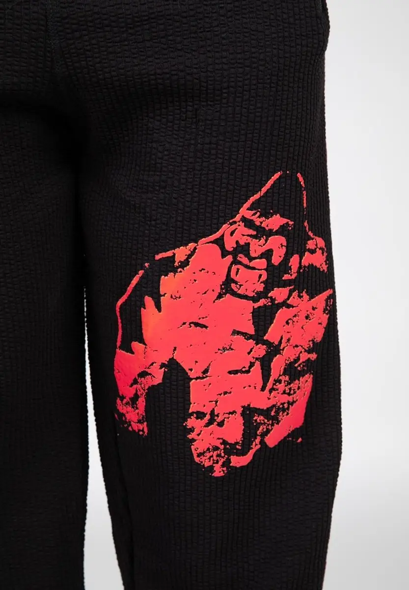 Gorilla Wear Buffalo Trainingsbroek - Zwart/Rood S/M