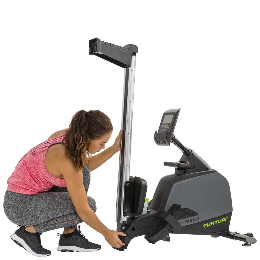 Tunturi Star Fit R100 Roeitrainer - 24 Weerstanden - Opklapbaar - Zwart