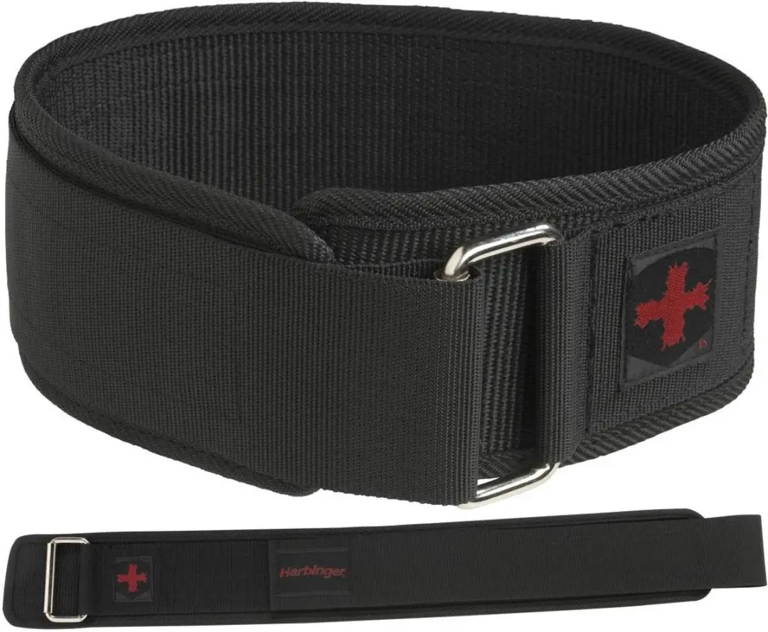Harbinger Pro Fitness Riem Nylon - Gewichthefriem XL - Zwart