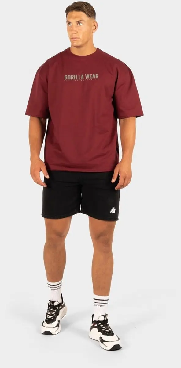 Gorilla Wear Callaway Oversized T-shirt - Bordeauxrood L