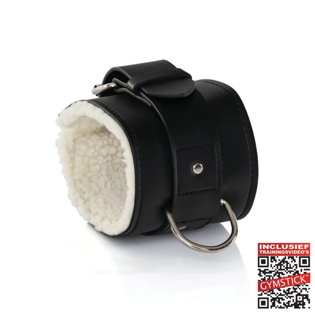 Gymstick Leren Enkelband - One Size - Beige/Zwart