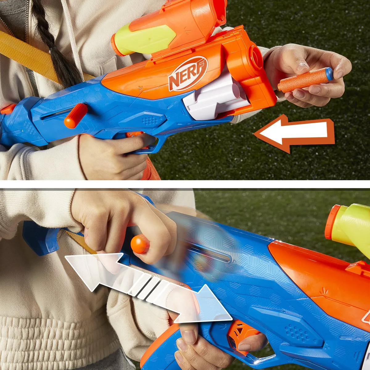 Nerf N Series Gear Up Pack F8633 - 3 Blasters - 18 Darts - Multikleur