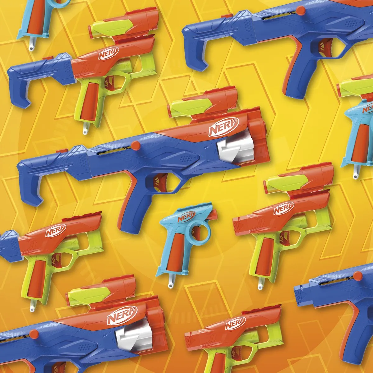 Nerf N Series Gear Up Pack F8633 - 3 Blasters - 18 Darts - Multikleur